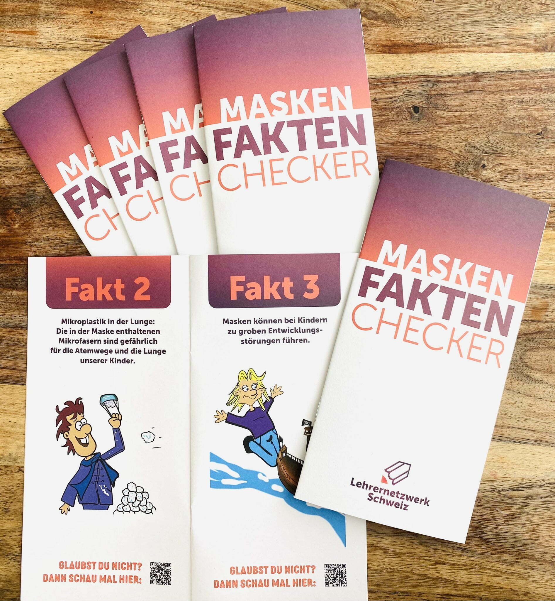 Read more about the article Vorstellung der neuen Broschüre «Masken Fakten Checker» 